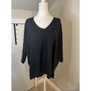 C by Bloomingdale's Women's Cashmere Black Sweater Size L/XL